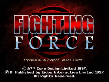 Fighting Force (US) screen shot title